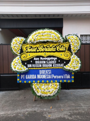 Papan Bunga Duka di Purwoharjo