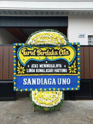 Papan Bunga Duka di Purwoharjo
